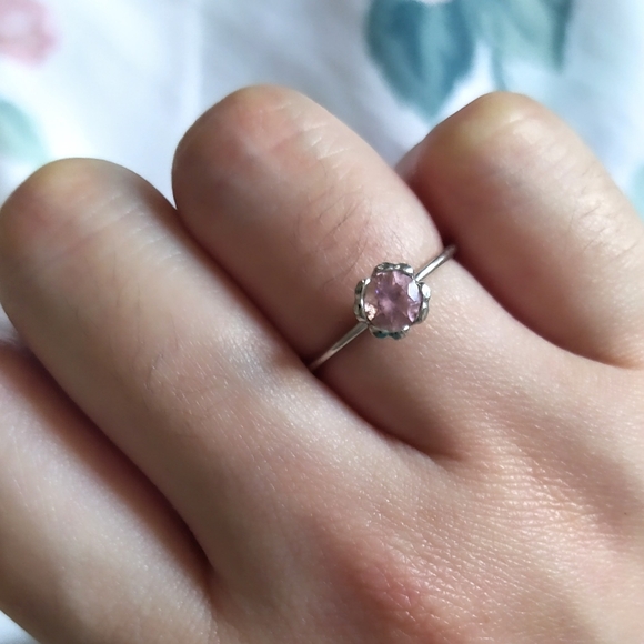 Swarovski Stackable Gemstone Silver Rings - Picture 6 of 6